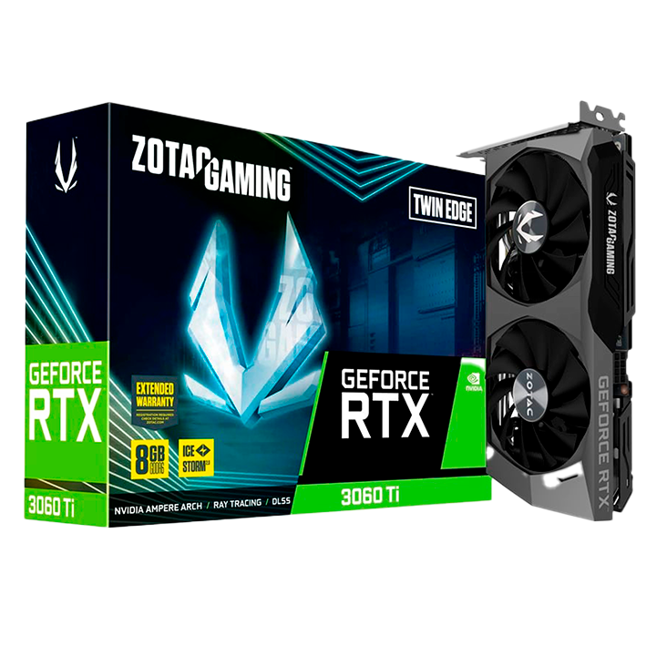 Tarjeta de Video ZOTAC GAMING GeForce RTX 3060 Ti Twin Edge