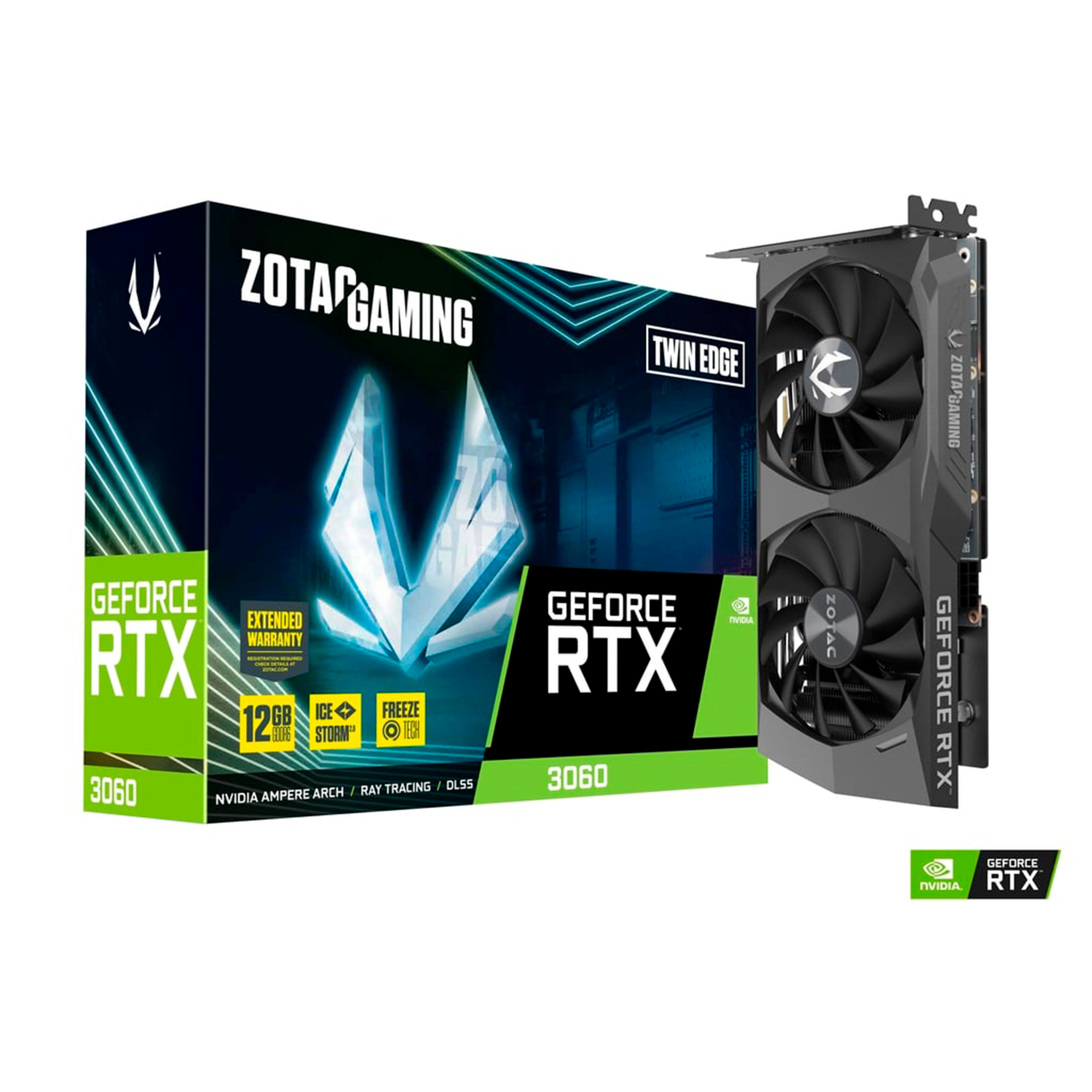 Tarjeta de Video ZOTAC GAMING GeForce RTX 3060 Twin Edge