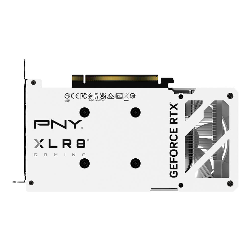 Tarjeta de Video PNY GeForce RTX 4060 8GB OC XLR8 VERTO DF White Edition