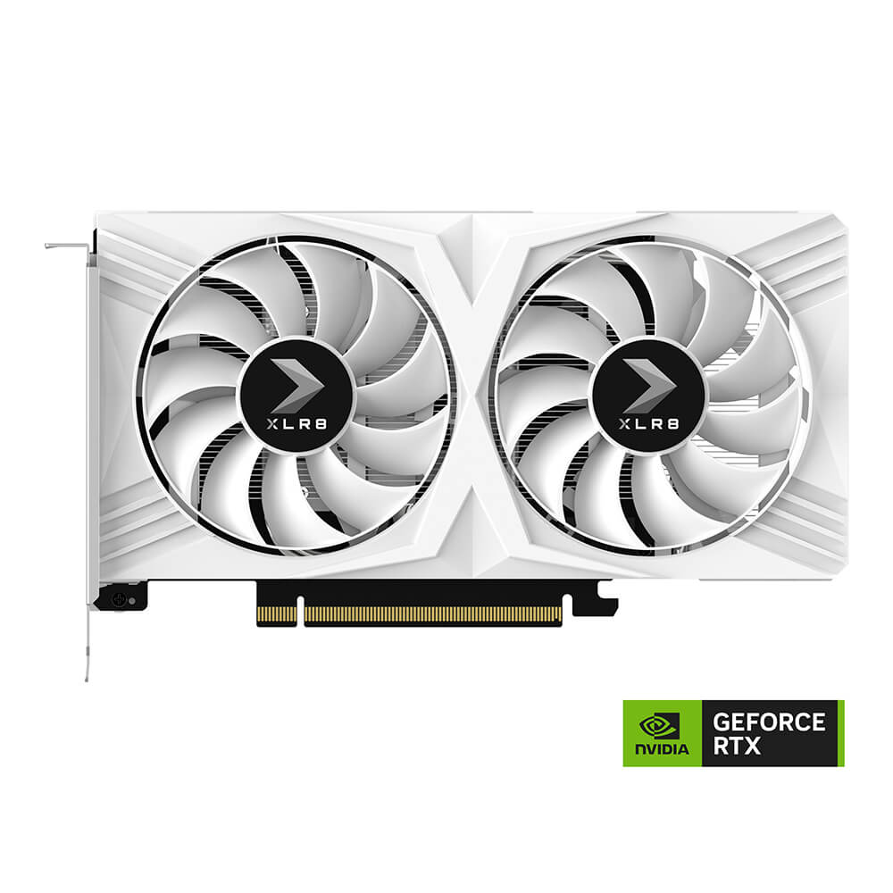 Tarjeta de Video PNY GeForce RTX 4060 8GB OC XLR8 VERTO DF White Edition