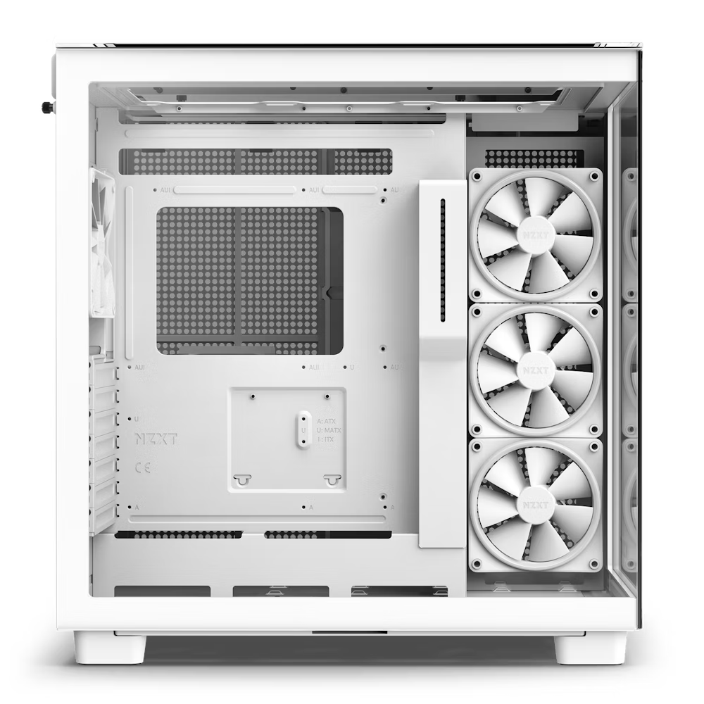 Gabinete NZXT H9 Elite Blanco | ATX Mid Tower | 3 Ventiladores RGB 